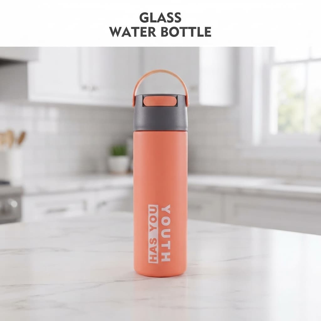 Glass Water Bottle