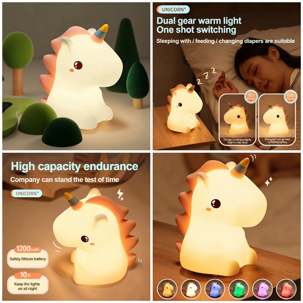 Unicorn Character Lamp