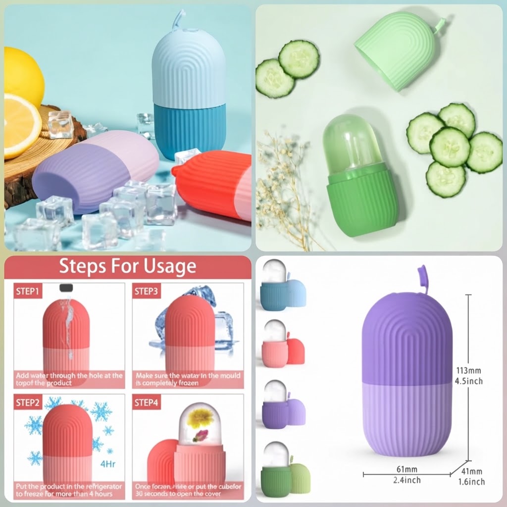 Silicone Face Ice Roller