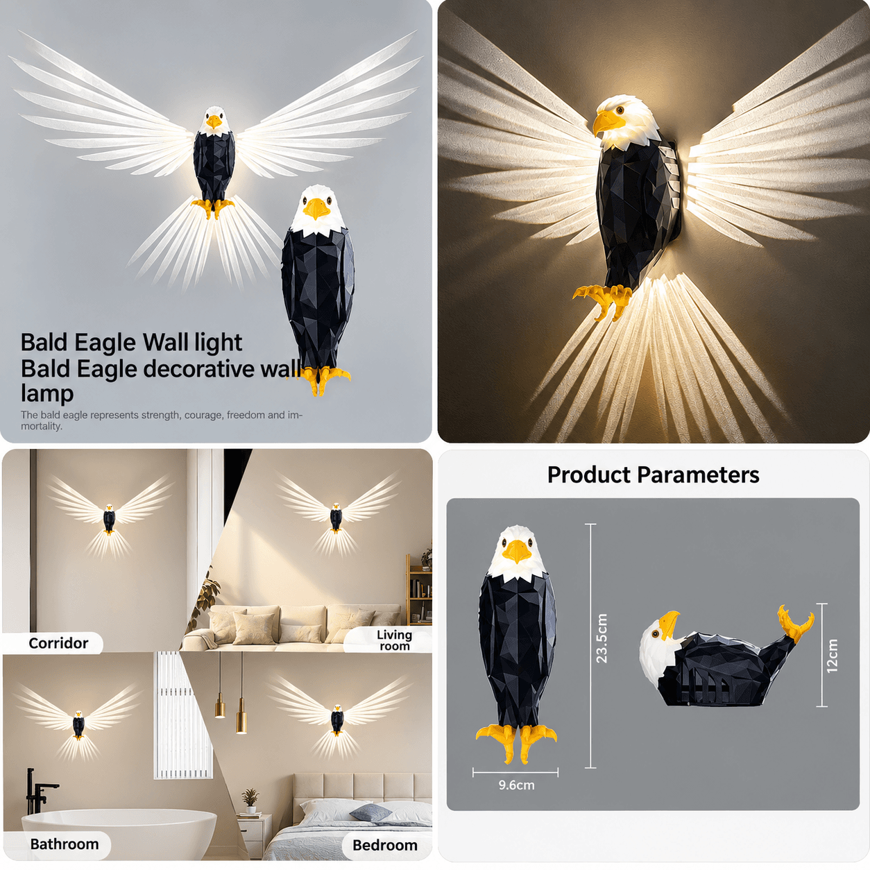 Eagle Wing Shadow Lamp