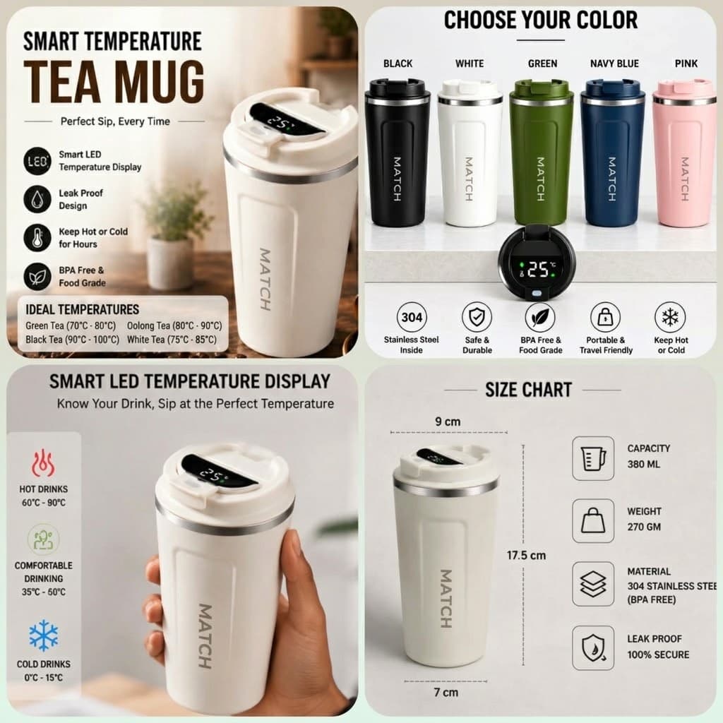 Temperature Coffee Cup