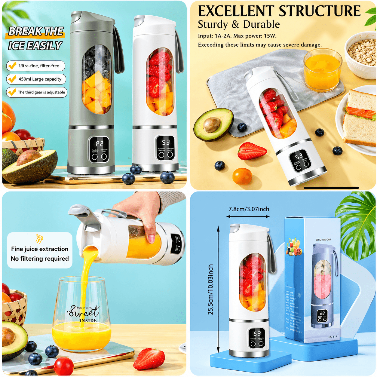 Rechargeable Portable Juicer